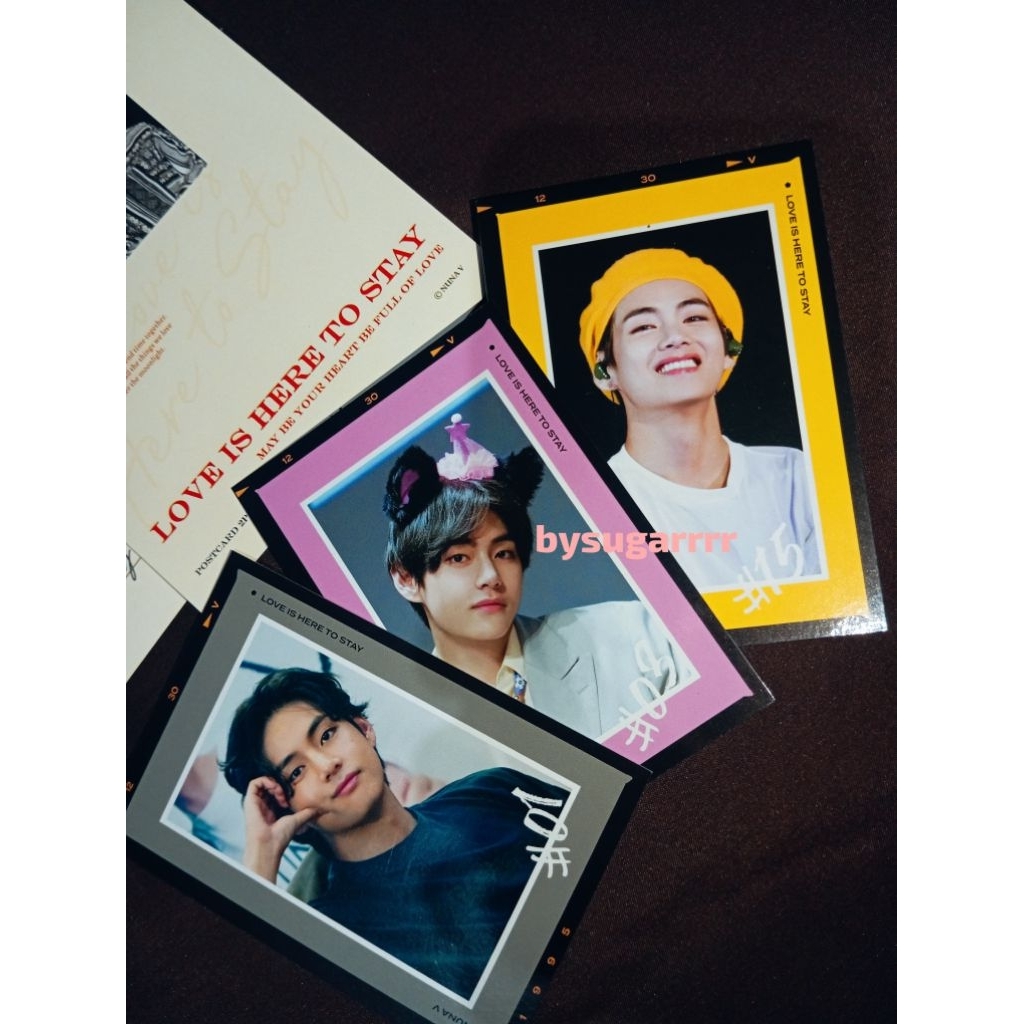 Photocard Merch exhibition NunaV (Taehyung)  day 1 — 24 Des 2022