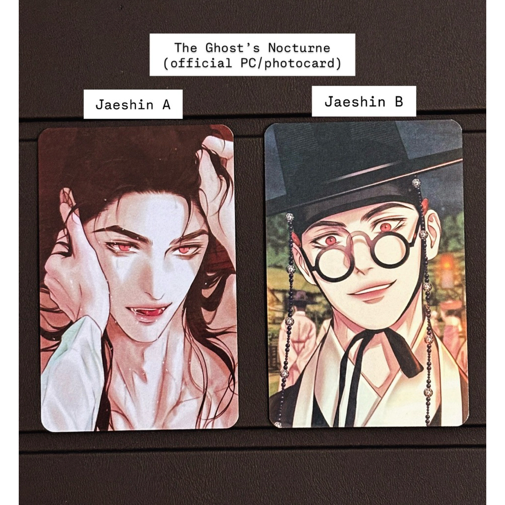 [OFFICIAL LEZHIN] THE GHOST’S NOCTURNE - JAESHIN [PC/PHOTOCARD]