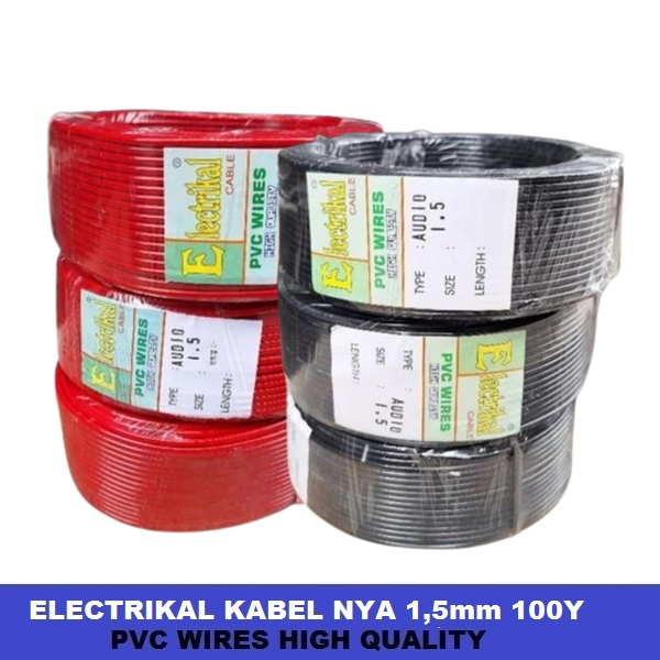 kabel listrik kawat tunggal 1,5mm 1roll  kabel NYA electrikal
