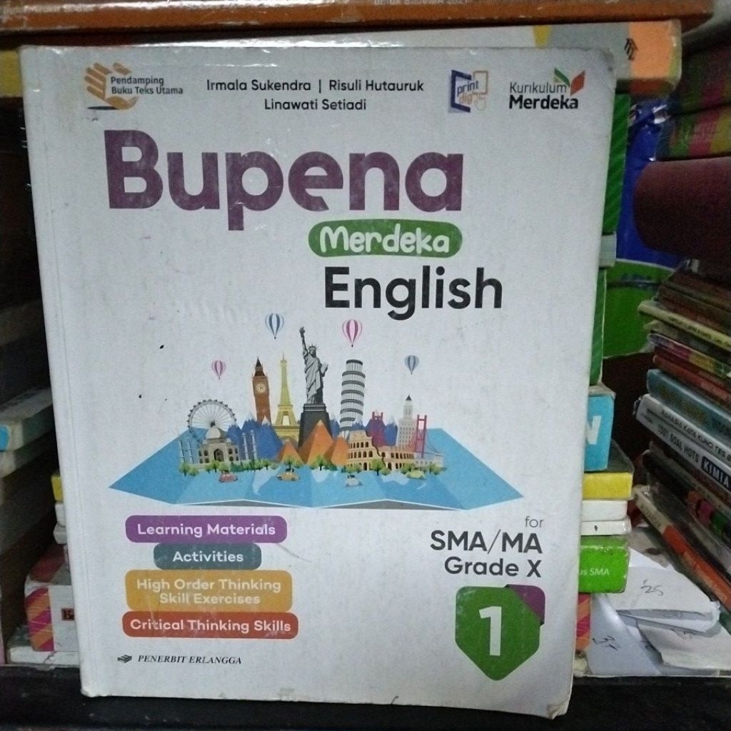 BEKAS ORIGINAL BUPENA MERDEKA ENGLISH SMA KELAS X KURIKULUM MERDEKA