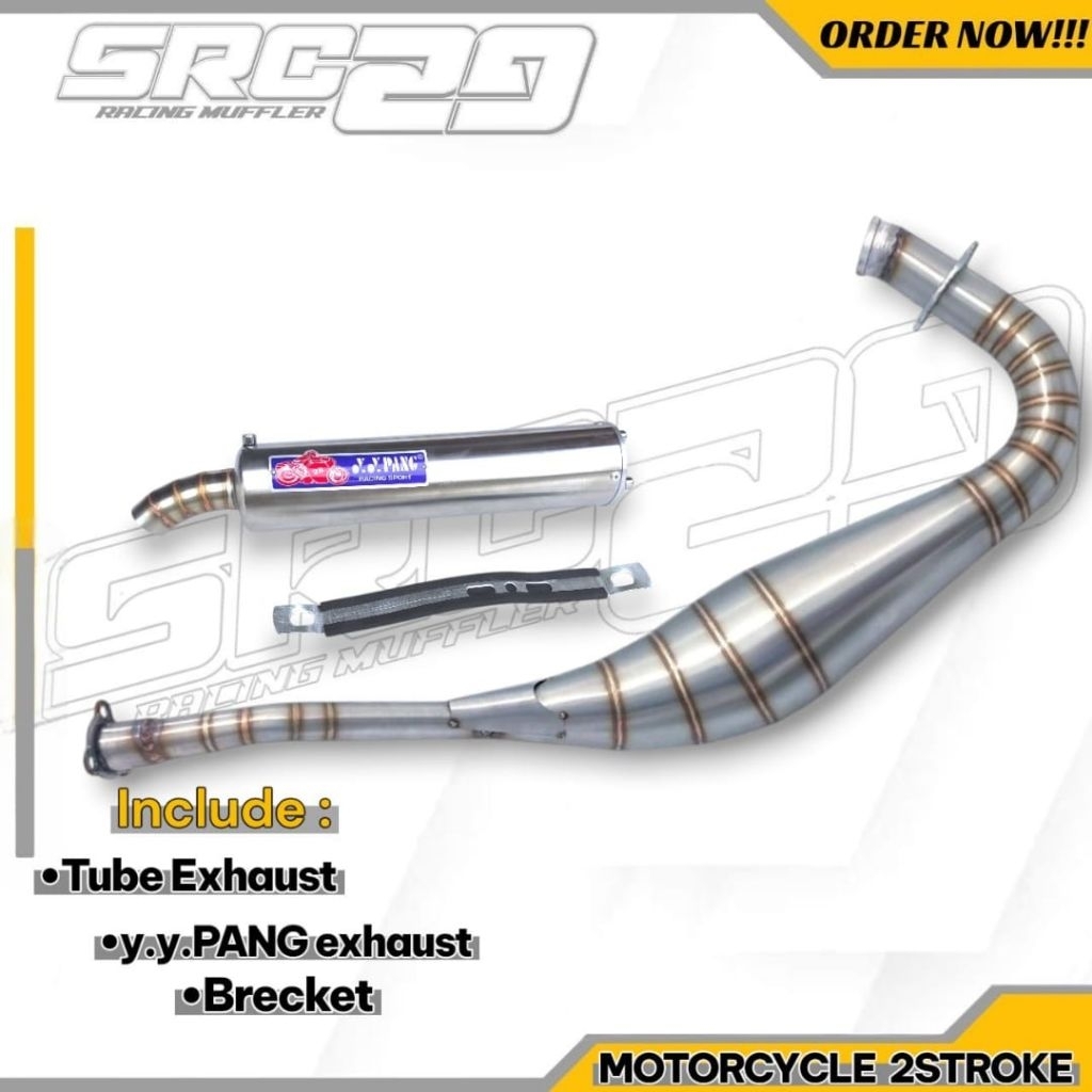 Yy pang racing exhaust yamaha y125z  y125Zr Y125 power exhaust system