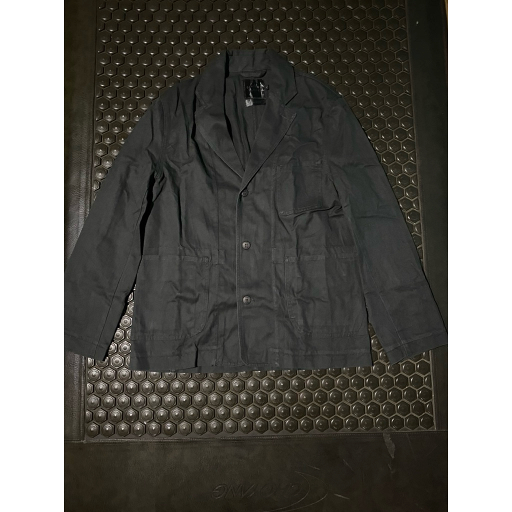 BLAZER JAS MEWAH DIMITRI BLACK SEMI DENIM JEANS HIJAU ARMY TUA BRANDED