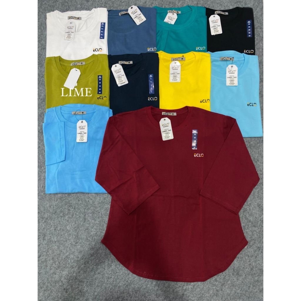 Kaos Oblong oval cotton 7/8 Eclo