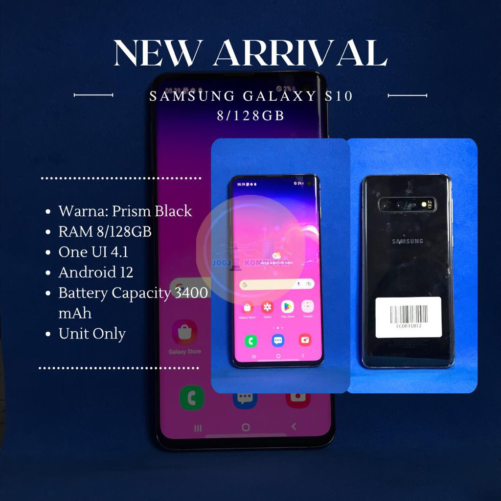 Samsung Galaxy S10 Android 12 One UI 4.1 8/128GB Prism Black