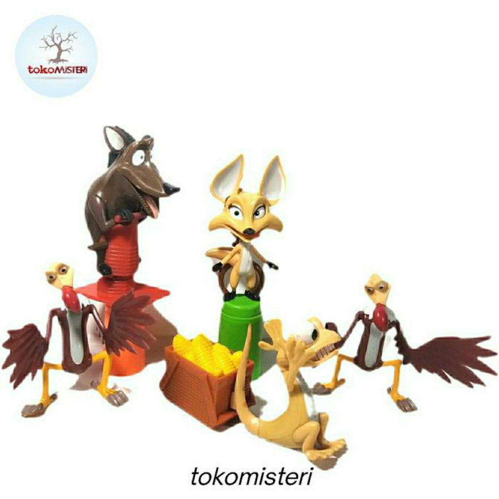 Oscar Oasis Lizard Gecko Rubah Popy Desert Fox Harchi Hyena Buck Burung Hering Vulture Tokek Kadal G