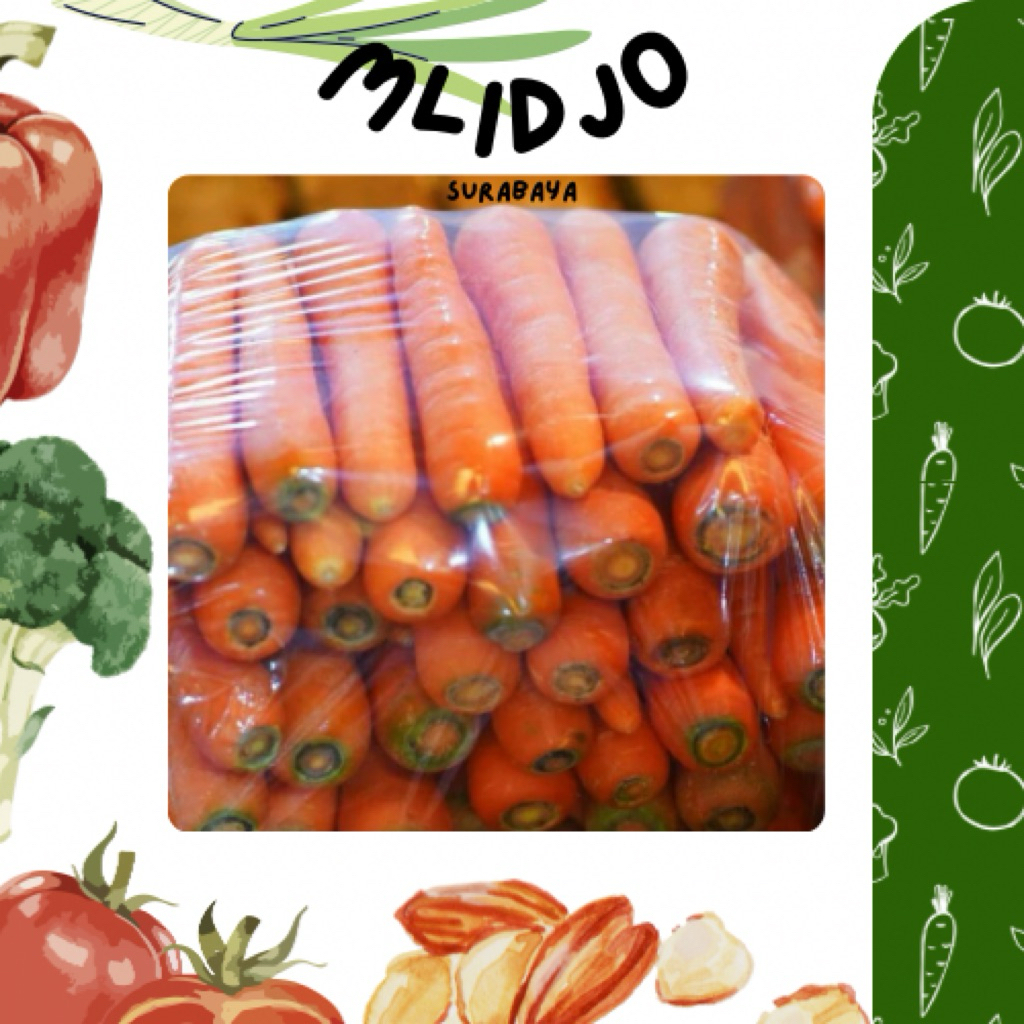 WORTEL IMPORT BRASTAGI GROSIR 1KG TERMURAH BISA KIRIM SELURUH INDONESIA