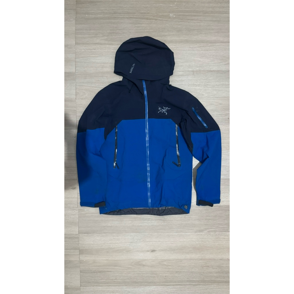 Arcteryx Rush Jacket Blue Mens Waterproof Gore-Tex Pro Shell,