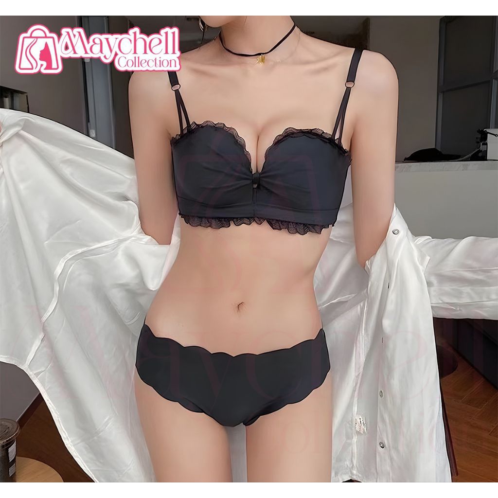 bra cute imut sexy | Bh small thin chest bra sexy halfcup tanpa kawat | high quality import tidak se