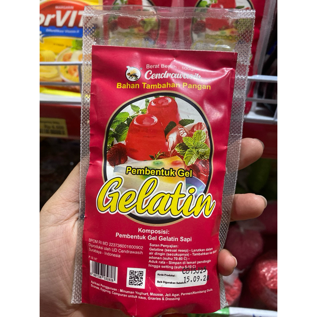 GELATIN CENDRAWASIH (gelatin sapi)