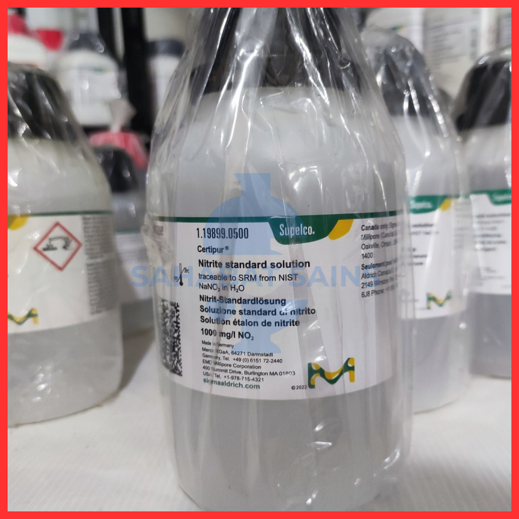 NITRITE STANDARD SOLUTION 500ML 119899 / LARUTAN STANDAR NITRIT / LARUTAN NITRITE ORIGINAL