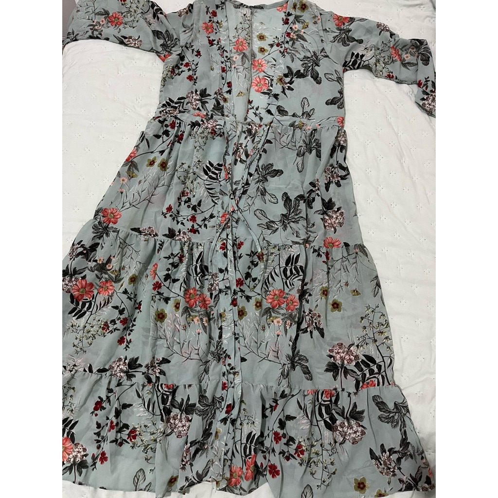 Outer Ceruty Babydoll Premium | Motif Bunga