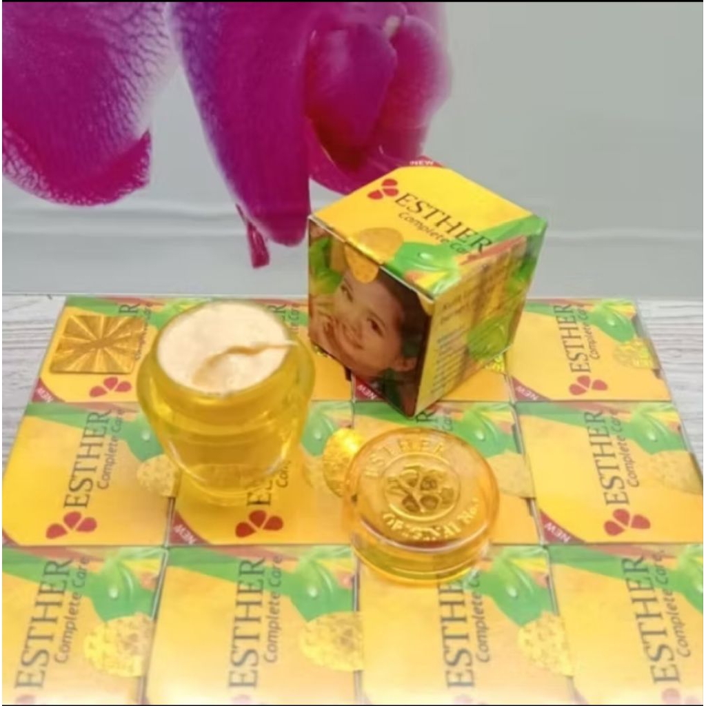 6pcs cream pot gentong Ester 100% original