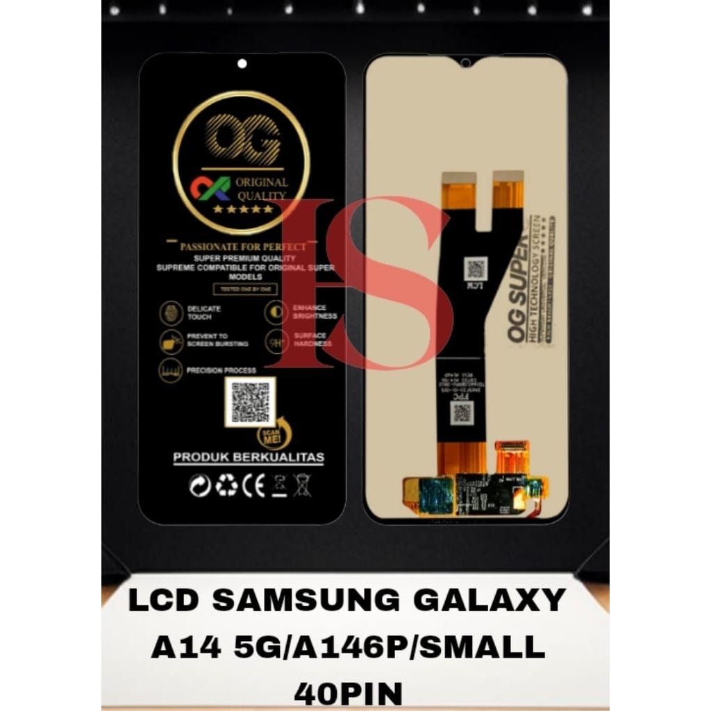 LCD SAMSUNG A14 5G FULLSET TOUCH SCREEN LCD  SAMSUNG GALAXY A14 5G/A146P/SMALL 40 PIN LCD ORIGINAL