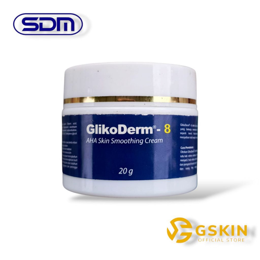 Glikoderm 8 / Glikoderm 10 Care Anti Aging Cream 20 Gram Pot