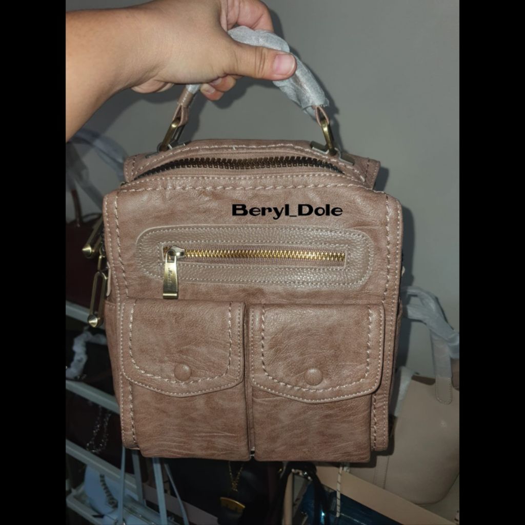 Tas Fashion Mojito Ransel 3in1 Milk Tea