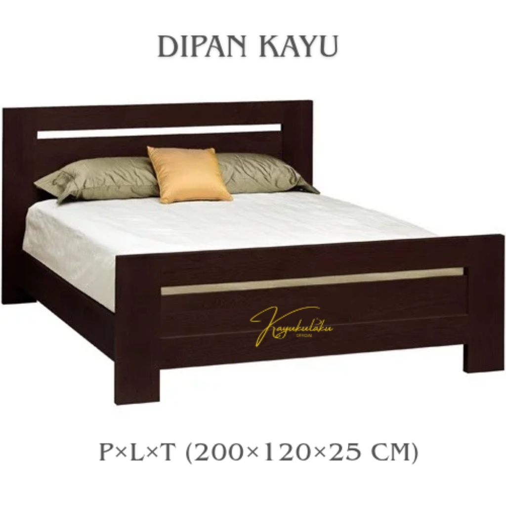 Divan kayu minimalis,, Ranjang alas kasur