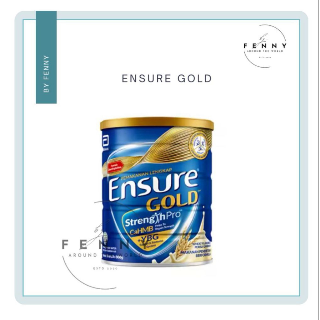 ENSURE GOLD MALAYSIA 400gr - COMPLETE NUTRITION - ORIGINAL MALAYSIA