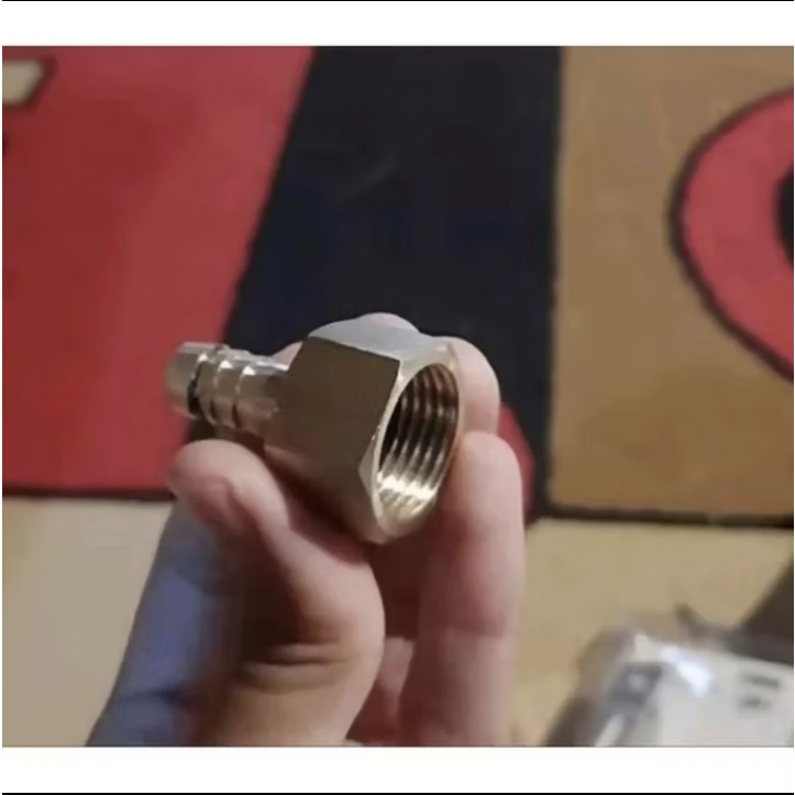 Nepel Selang gas drat dalan 1/2 inch untuk water heater