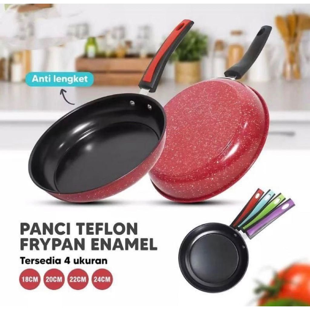 Omicko Panci set Frypan Anti lengket Teflon Panci 20 Cm Omicko | FryPan Omicko