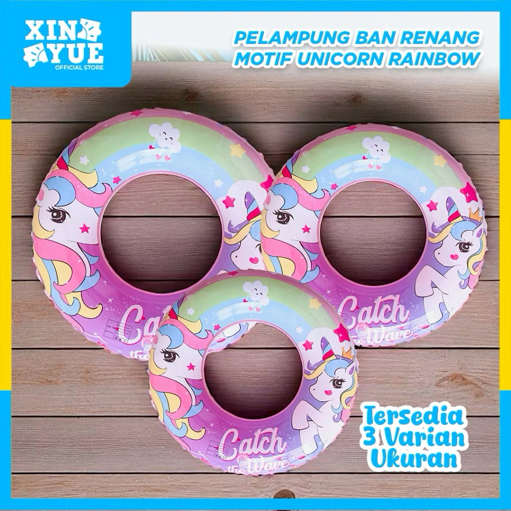 BAN RENANG ANAK RAINBOW UNICORN