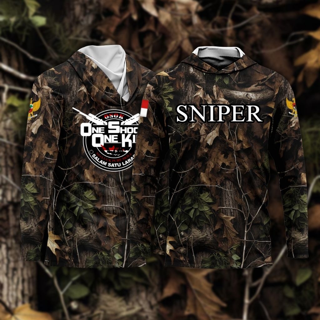 baju camo berburu hunting sniper/costum berburu sniper/Jersey hunting sniper