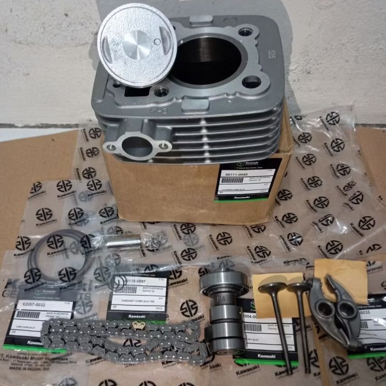 PAKETAN 5 AITEM BLOK SEHER STANDAR KAWASAKI KLX 150/D-TRACKER KUALITAS ORIGINAL