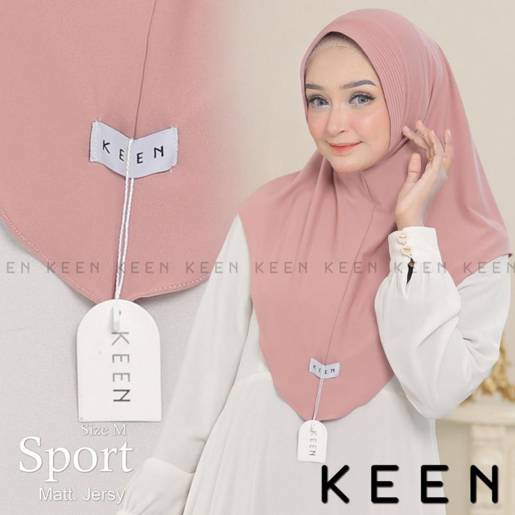 Daily instan Hijab Bergo Keen Size M