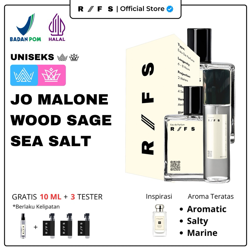 RIFS - Jo Malone Wood Sage Sea Salt EDP Extrait de Parfum Dupe
