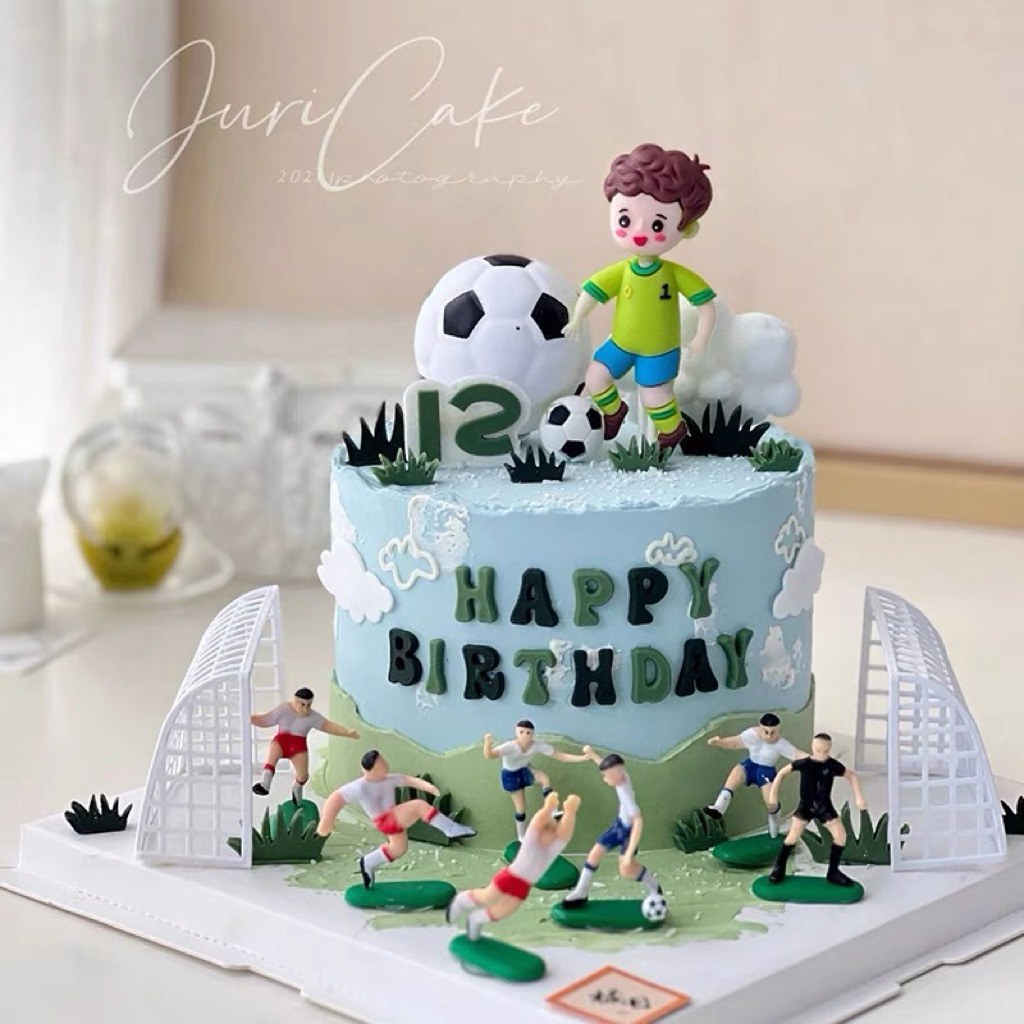 THEDIYLAB TOPPER CAKE FOOTBALL EDITION | TOPPER CAKE TEMA SEPAK BOLA | TOPPER CAKE BOLA KAKI | TOPPE
