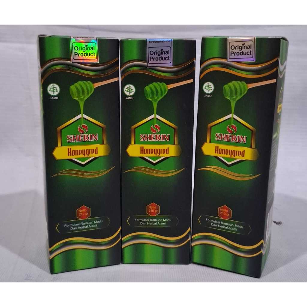 MADU SHERIN HONEY GERD LAMBUNG 210 Gram HERBAL MAAG KRONIS GERD madu ASAM LAMBUNG HONERGRED