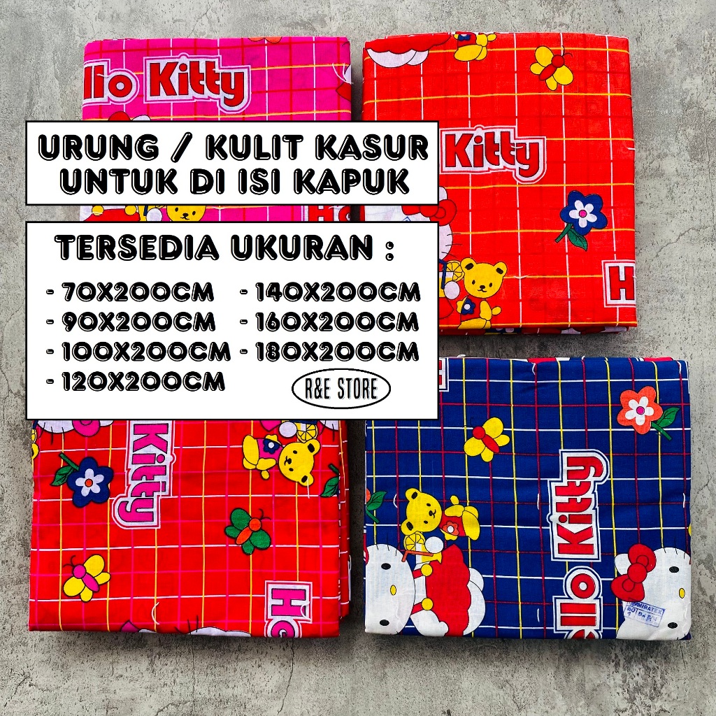 URUNG KASUR KAPUK NO 1 MOTIF BONEKA SARUNG KASUR ISI KAPUK KULIT KASUR KAPUK