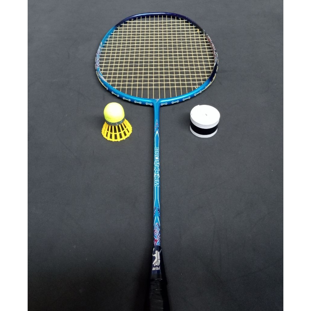 Raket badminton bulutangkis bekas second flypower bromo hjm (reparasi)