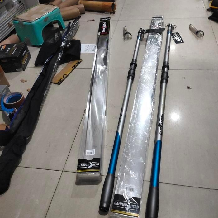 Alat Pancing Joran Hammerhead Surf One 390 420 Joran Surf Carbon Pasiran Pantai Type Antena