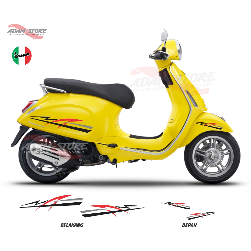 Sticker Vespa Matic 150 / Sticker Motor Vespa Matic / Stiker Vespa Sprint - VS98