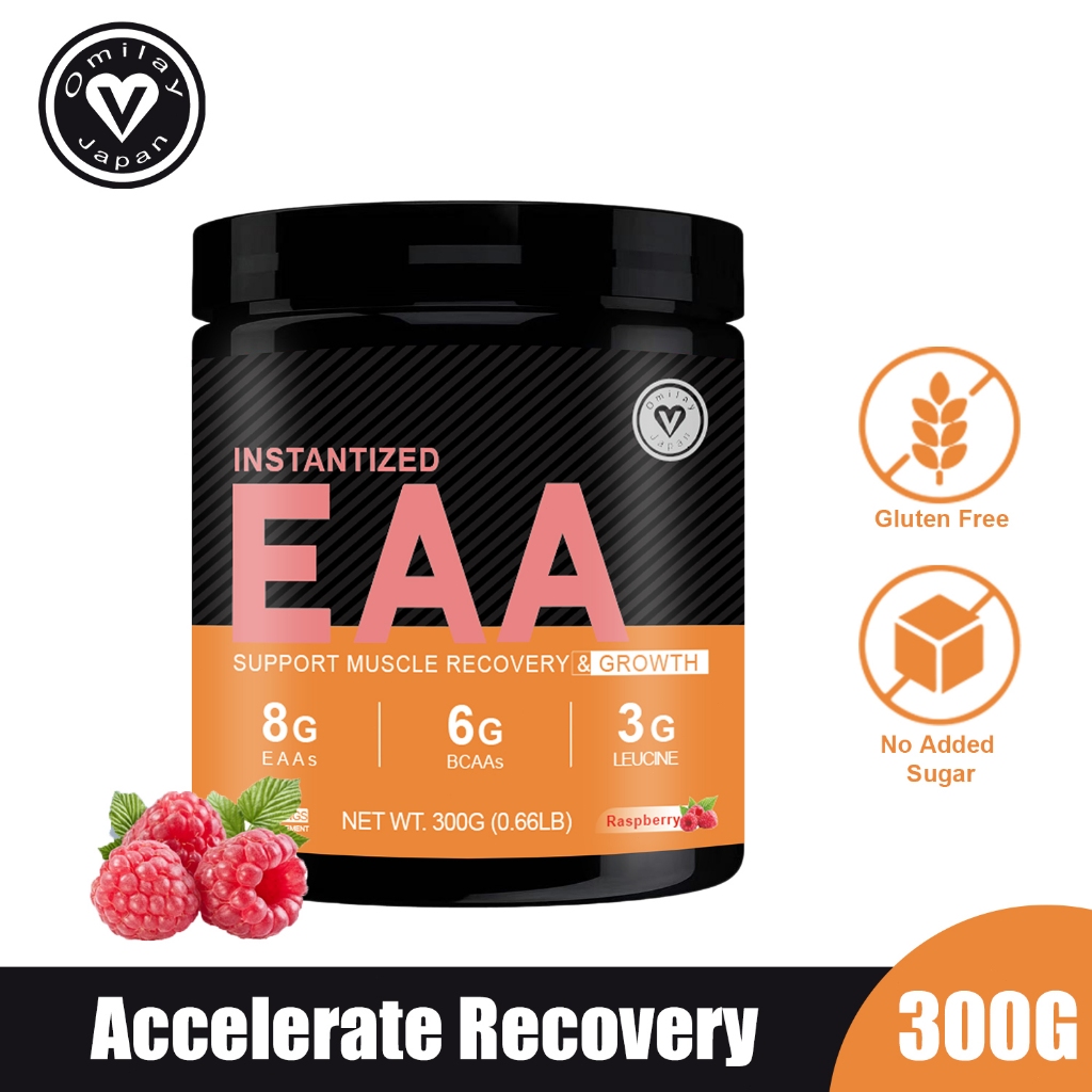 Omailay 300g Eaa Suplemen Otot Suplemen Gym Pembesar Otot Lean Muscle Growth Enhance Hydration