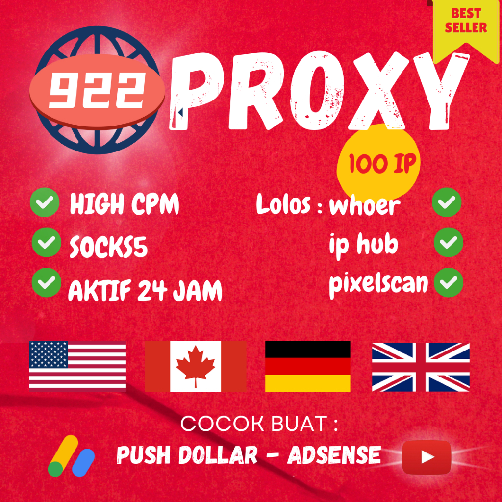 Premium Proxy Residential S5 922 Proxy Socks 5