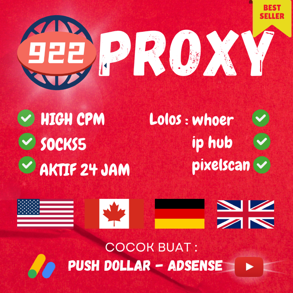 Premium Proxy Residential 922 S5 Proxy Socks 5