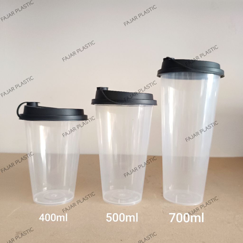 Cup Injection 22oz 700ml Victory + Tutup - Thinwall Cup Tebal - Gelas Injection - PP Cup