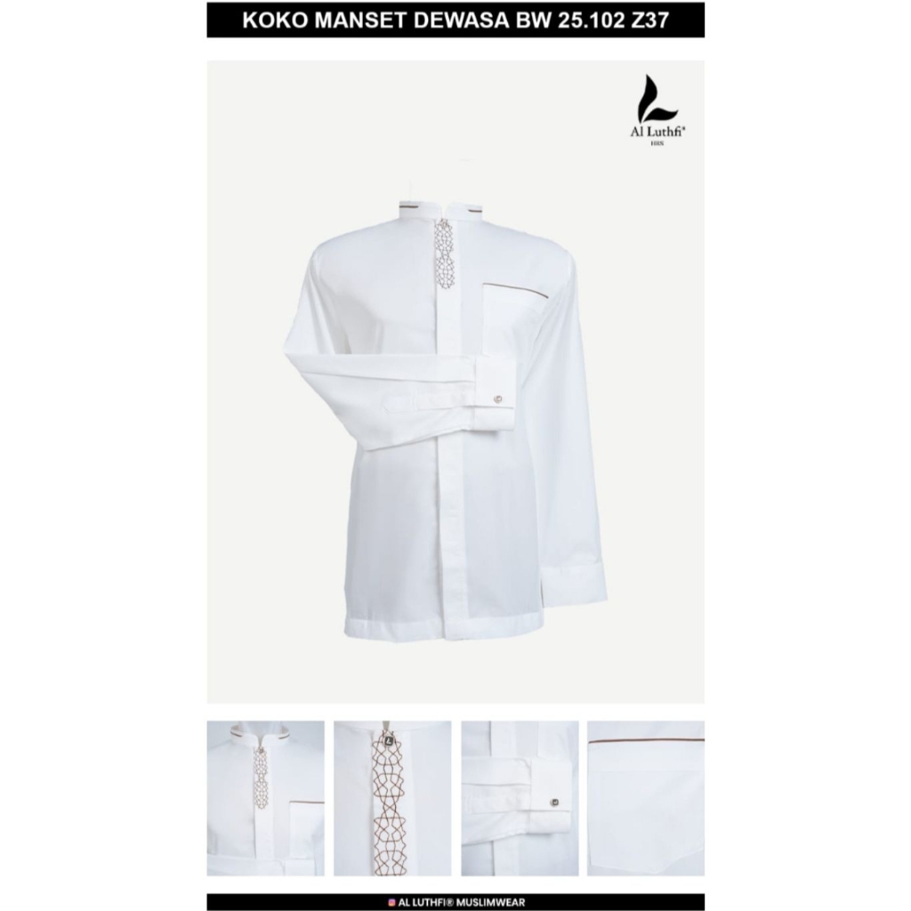 BAJU KOKO AL LUTHFI LENGAN PANJANG PREMIUM