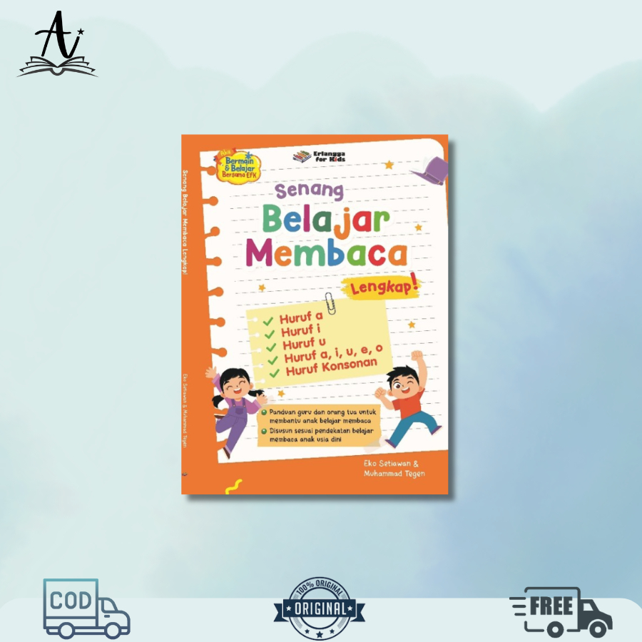 BUKU ANAK SENANG BELAJAR MEMBACA - ERLANGGA