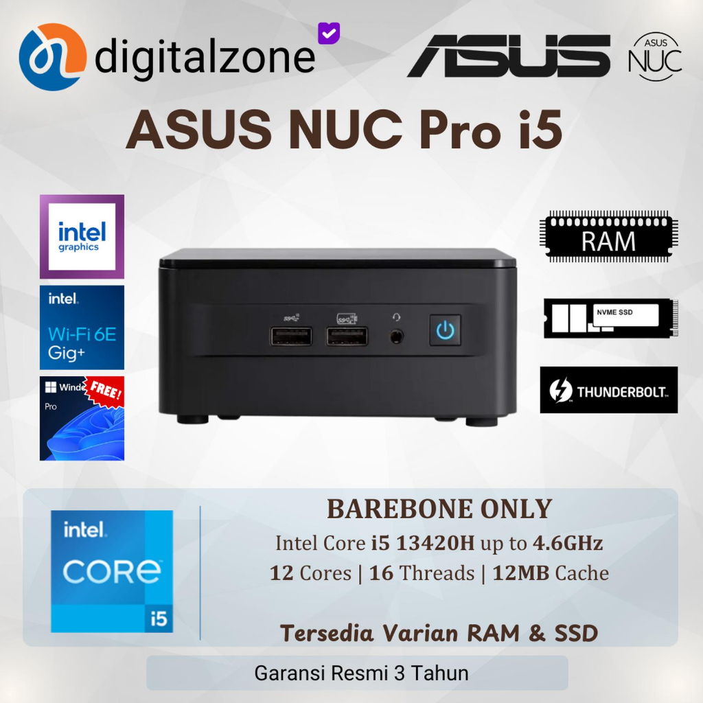 Intel NUC i5 13420H | Asus NUC i5 13420H NUC13ANHi5