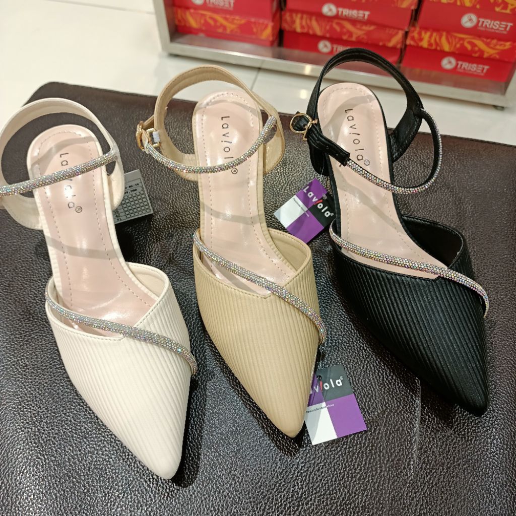 sepatu wanita heels 6cm LAVIOLA original