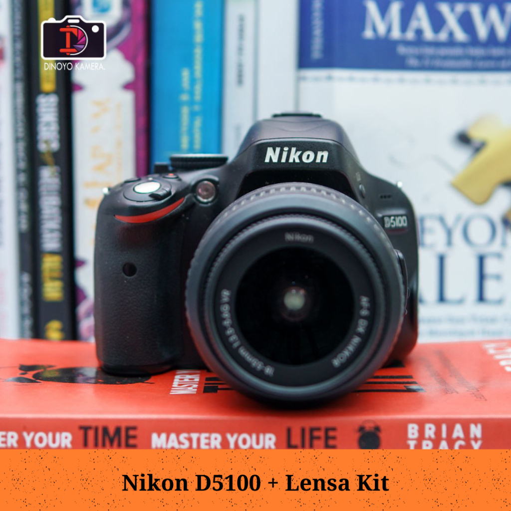 Nikon D5100 + kit 18 55mm Kondisi Second Baikk