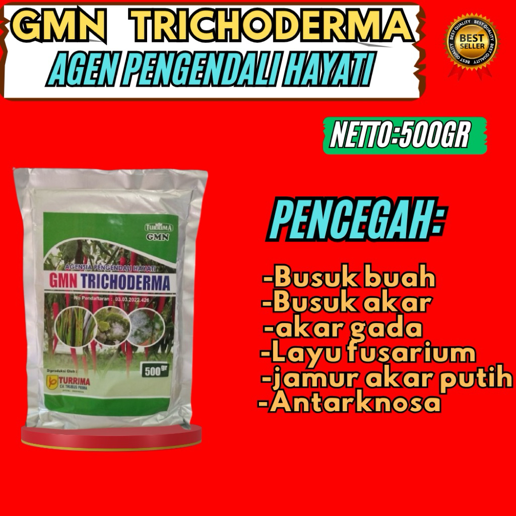 TERLARIS  Trichoderma Sp, Trichoderma Sebagai Biofertilizer Isi 500gram
