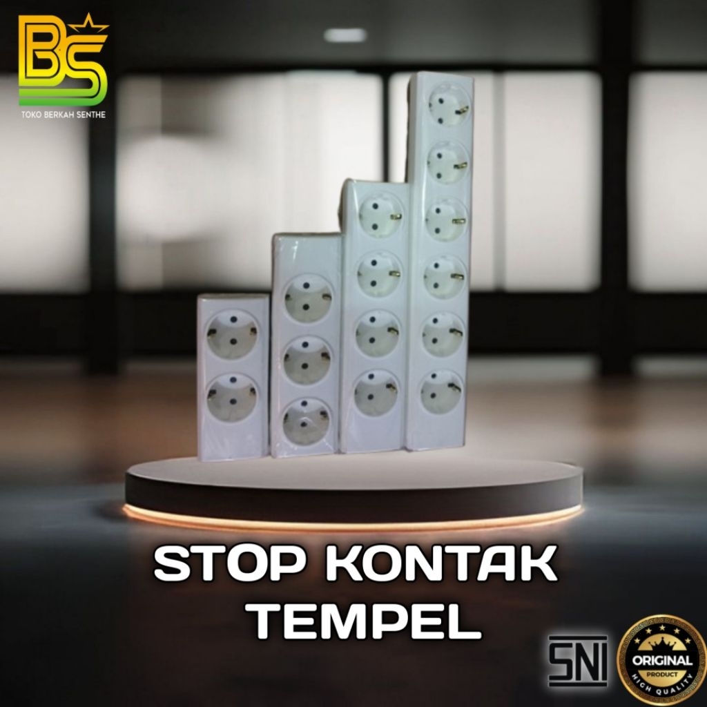 STOP KONTAK TEMPEL BROCO/STOP KONTAK TEMPEL 2/3/4/5 LUBANG