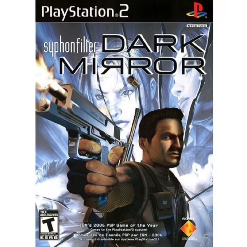 Kaset Playstation 2 PS2 Syphon Filter Dark Miror