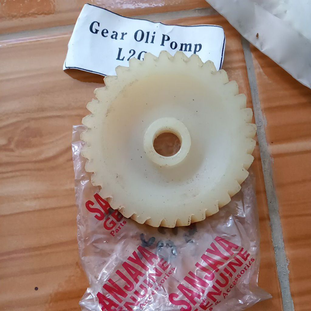 ger gear gigi pompa pump oli samping Yamaha l2g yb100 l2sn