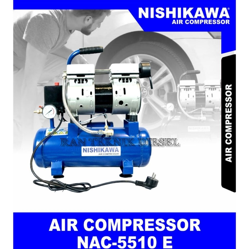 Air Compressor / Kompresor Angin Oil Less NISHIKAWA NAC 5510 E
