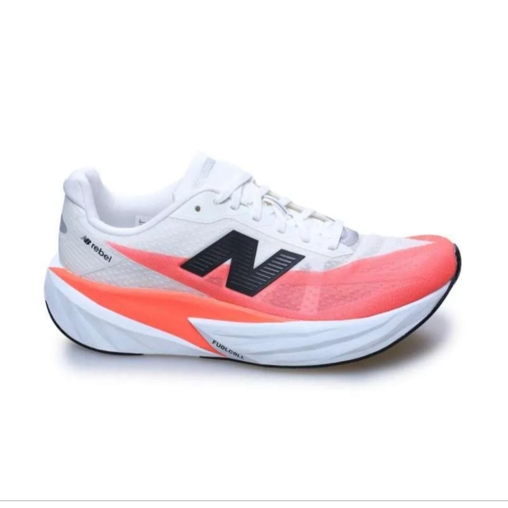 Sepatu Lari Nb Fuelcell Rebel 5 " White Red "