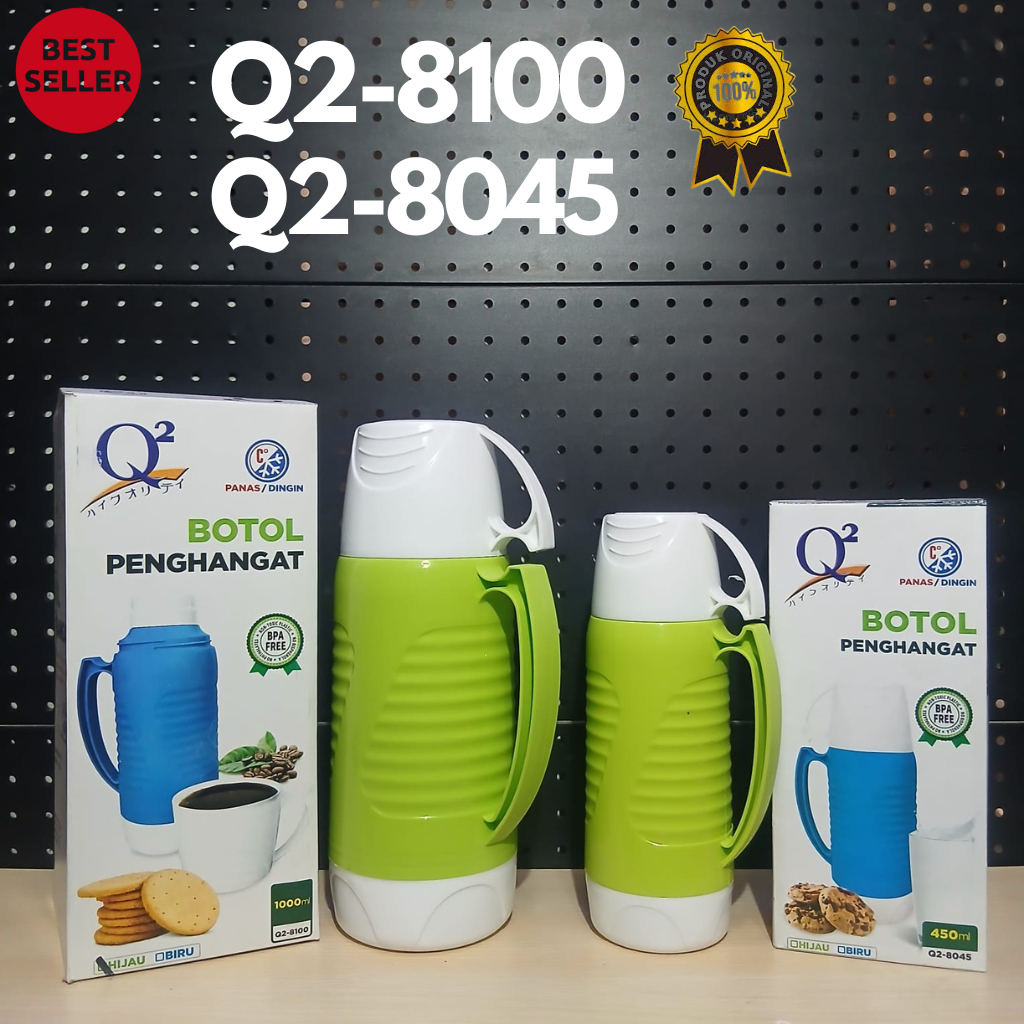 Q2 THERMOS TERMOS AIR PANAS DINGIN 1 LITER Q2-8100 / Q2-8045